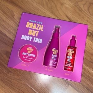 Brand New Trader Joe’s Box Set: Brazil Nut Body Butter, Body Mist & Body Oil